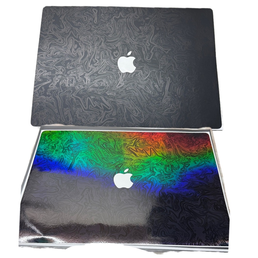 dbrand Laptop Skin 16" MacBook Pro  Holo Green Triple Black Set